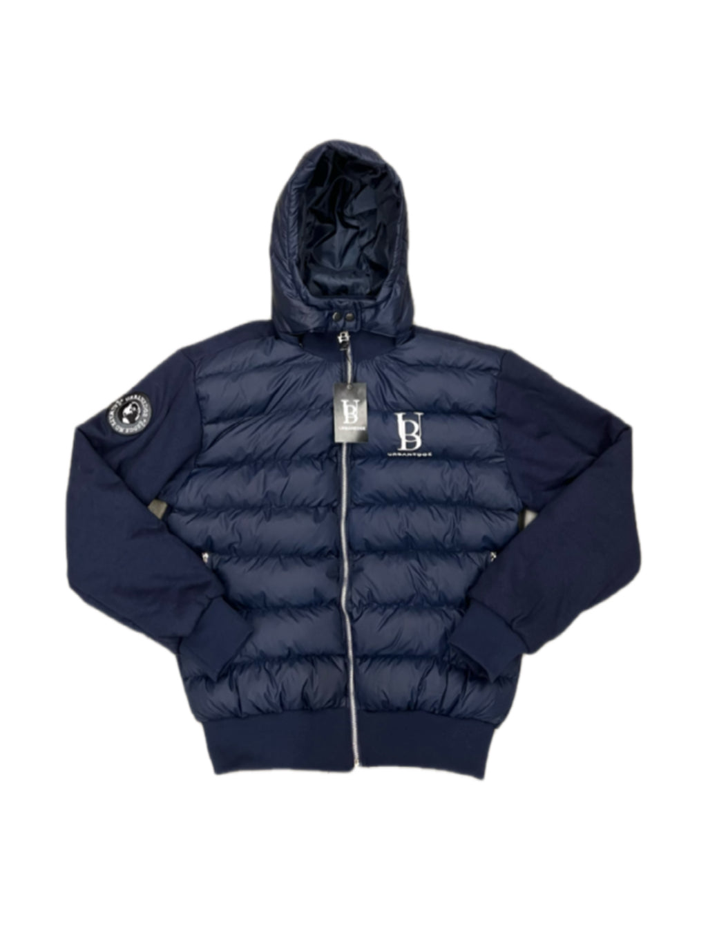 Padded cardigan jacket